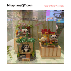 Bộ ghép hình Gấu trúc Meizhu 妹猪 Chimelong